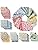 Lazio 50 Precut Cotton Fabric Squares – 10 x 10 cm Floral Patchwork Bundles | Soft Cotton Material for Sewing, Quilting, DIY Crafts & Textile Painting | Ideal for Beginners and Professionals Creating Artistic Projects - Patchwork Fabric Bundles - British D'sire