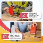 Lazio Packatape Heavy Duty Brown Packaging Tape – 6 Rolls (48MM x 66M) | Strong, Secure Seal for Parcels & Boxes | Durable, Sticky Packing Tape for Shipping, Moving & Storage | Ideal for Homes & Businesses - Packaging Tape - British D'sire