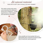 Lazio Sophie la girafe Baby Teething Ring – 100% Natural Rubber, Phthalate - Free | Lightweight Easy - to - Grip Teether for Newborn Babies | Safe, Soothing, and Eco - Friendly Design for Comfort and Development - Baby Teething Ring - British D'sire