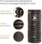 Lazio TriggerPoint Grid Foam Roller – Standard Density & Multi - Density Exterior with Rigid Core | 13" x 5.5", Lightweight & Durable for Athletes & Therapists | Includes Online Videos for Muscle Recovery & Tension Relief - Foam Rollers - British D'sire