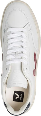 Lazio Veja Men V - 12 Sneakers | Extra White - Sable | Eco - Friendly and Stylish Footwear for Men | Made with Sustainable Materials Including Organic Cotton and Recycled Polyester | Durable and Comfortable Design for Everyday Wear - Sneakers - British D'sire