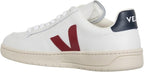Lazio Veja Men V - 12 Sneakers | Extra White - Sable | Eco - Friendly and Stylish Footwear for Men | Made with Sustainable Materials Including Organic Cotton and Recycled Polyester | Durable and Comfortable Design for Everyday Wear - Sneakers - British D'sire