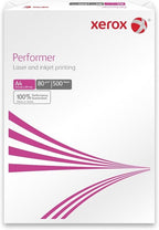Lazio Xerox Performer A4 Multifunction Paper – 80gsm, 2500 Sheets (1 Carton, 5 Reams) | High - Quality Versatile Printing Paper for Home, Office & School Use | Smooth Finish for Inkjet, Laser & Copier Machines - Performer Multifunction Paper - British D'sire