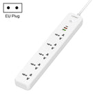 LDNIO SC5319 5 - position Travel Home Office Socket with 38W USB Ports, Cable Length: 2m(EU Plug) - British D'sire
