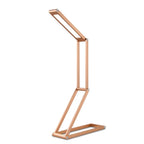 LED Desk Lamp 3W Folding Adjust USB Charging Eye Protection Table Lamp(Gold) - British D'sire