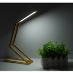 LED Desk Lamp 3W Folding Adjust USB Charging Eye Protection Table Lamp(Gold) - British D'sire