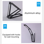 LED Desk Lamp 3W Folding Adjust USB Charging Eye Protection Table Lamp(Silver) - British D'sire