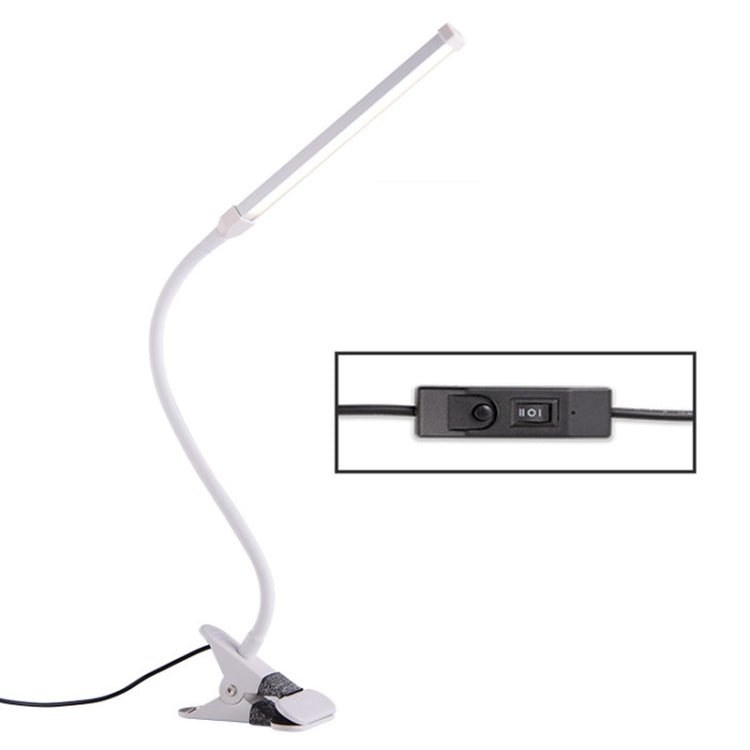 LED Desk Lamp 8W Folding Adjustable Eye Protection Table Lamp, USB Plug-in Version(White) Secondary image