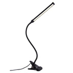 LED Desk Lamp 8W Folding Adjustable USB Charging Eye Protection Table Lamp, USB Charge Version(Black) - British D'sire