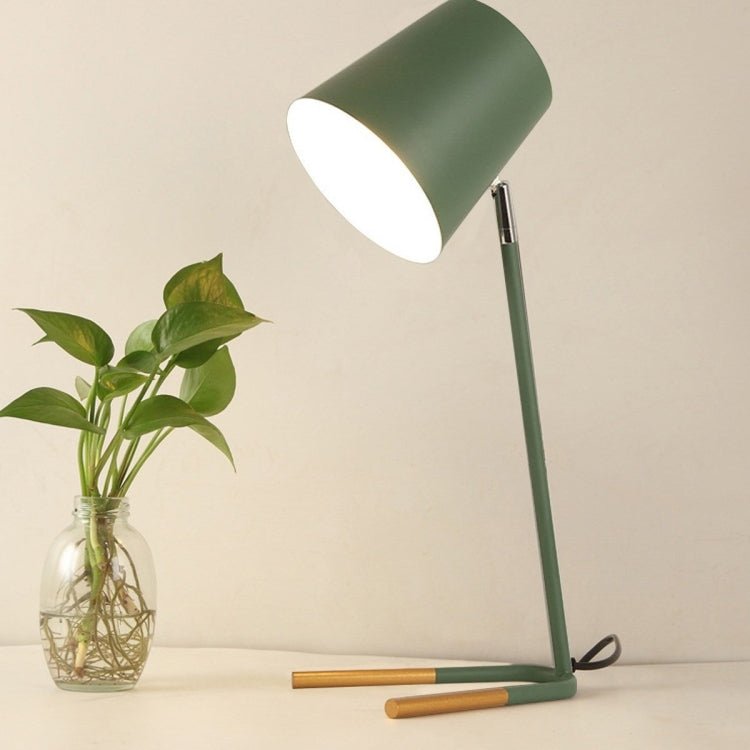 LED Eye - caring Table Lamp Modern Creative Minimalist Bedroom Bedside Lamp Student Study Table Lamp (Green) - British D'sire Main image