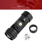 LED Induction Headlight USB Charging Outdoor Waterproof Strong Light Fishing Aluminum Flashlight Headlight (Headlight+2xBatteries) - British D'sire