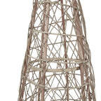 LED Wicker Christmas Tree With Star - Christmas Decor - British D'sire