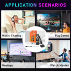 LEMFO DQ10 Allwinner H618 Quad Core ARM Cortex A53 8K HD Android TV Stick, RAM:2GB+16GB(UK Plug) - British D'sire