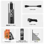 LEMFO DQ10 Allwinner H618 Quad Core ARM Cortex A53 8K HD Android TV Stick, RAM:2GB+16GB(UK Plug) - British D'sire