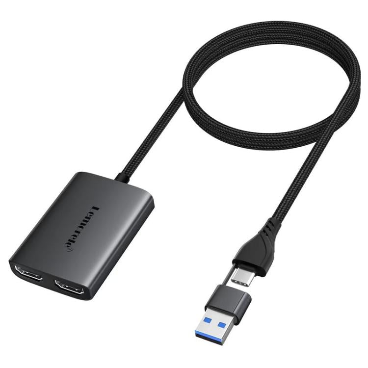Lemorele HD10 USB / Type-C to HDMI-compatible Computer Phone HD Screen Adapter - British D'sire Main image
