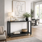 Lennox Black Console Table Home Decor Furniture - Tables - British D'sire