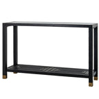 Lennox Black Console Table Home Decor Furniture - Tables - British D'sire