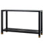 Lennox Black Console Table Home Decor Furniture - Tables - British D'sire