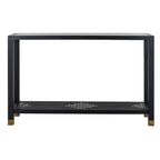 Lennox Black Console Table Home Decor Furniture - Tables - British D'sire