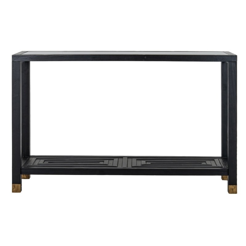 Lennox Black Console Table Home Decor Furniture - Tables - British D'sire