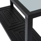 Lennox Black Console Table Home Decor Furniture - Tables - British D'sire