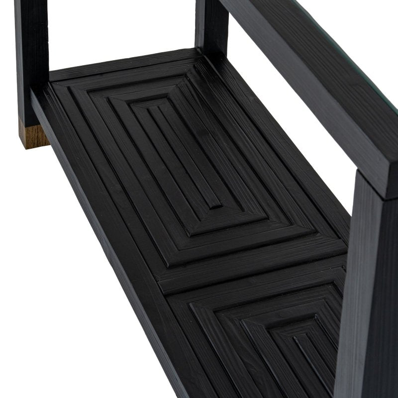 Lennox Black Console Table Home Decor Furniture - Tables - British D'sire