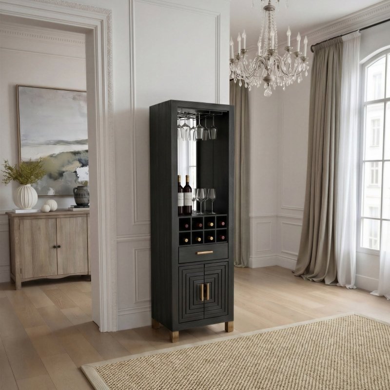Lennox Black Drinks Unit - Sideboards - British D'sire