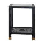 Lennox Black Side Table Home Decor Furniture - Tables - British D'sire