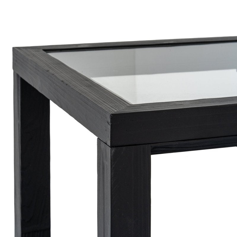 Lennox Black Side Table Home Decor Furniture - Tables - British D'sire