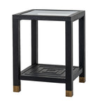 Lennox Black Side Table Home Decor Furniture - Tables - British D'sire