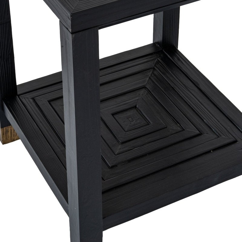 Lennox Black Side Table Home Decor Furniture - Tables - British D'sire