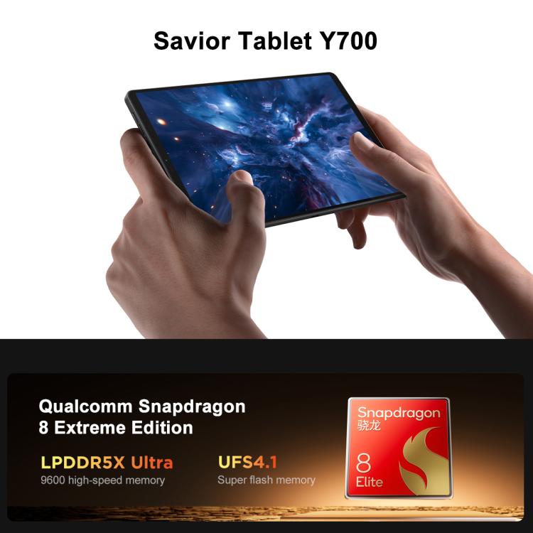 Lenovo LEGION Y700 Gen4 8.8 inch AI Gaming WIFI Tablet, 12GB+256GB, Android 15, Qualcomm Snapdragon 8Elite Octa Core, US Plug (Black) - British D'sire