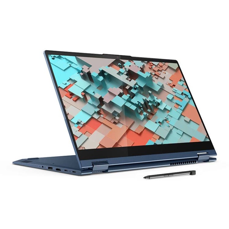 Lenovo ThinkBook 14s Yoga 1JCD Laptop, 14 inch, 16GB+512GB, Windows 10 Professional Edition, Intel Core i5-1135G7 Quad Core up to 4.2GHz, Support WiFi 6 & Bluetooth & HDMI, US Plug (Blue) Secondary image