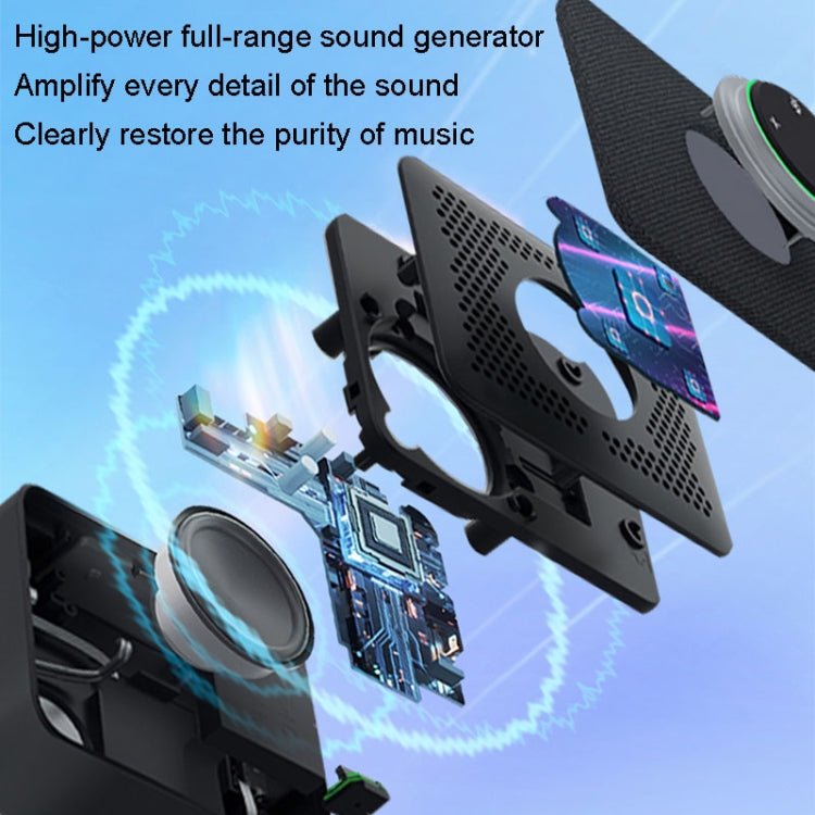 Lenovo Thinkplus MCP01 Intelligent Video Conference Omnidirectional Microphone Sound Portable Bluetooth Microphone Speaker(Black) - British D'sire