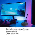 Lenovo Thinkplus MCP01 Intelligent Video Conference Omnidirectional Microphone Sound Portable Bluetooth Microphone Speaker(Black) - British D'sire
