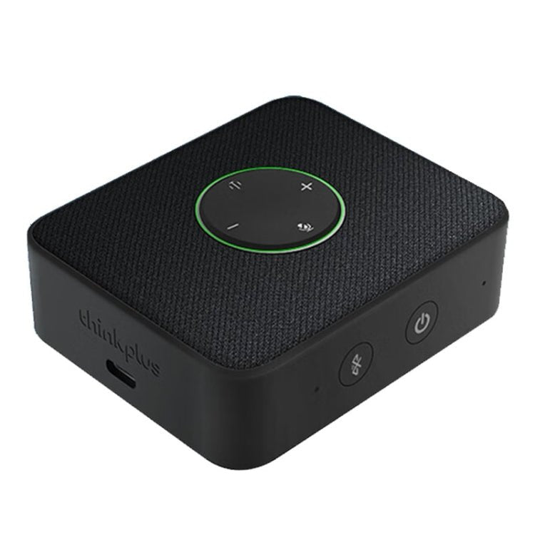 Lenovo Thinkplus MCP01 Intelligent Video Conference Omnidirectional Microphone Sound Portable Bluetooth Microphone Speaker(Black) - British D'sire