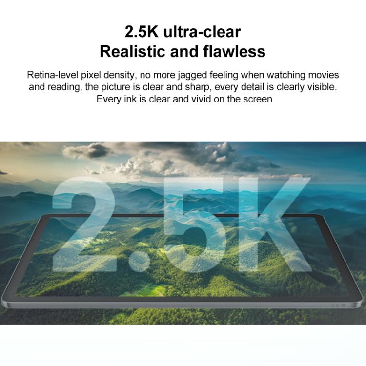 Lenovo Xiaoxin Pad 11 inch WiFi Tablet, 8GB+128GB, Android 15, MediaTek Dimensity 6300 Octa Core,US Plug (Grey) - British D'sire