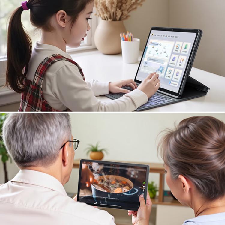 Lenovo Xiaoxin Pad 11 inch WiFi Tablet, 8GB+128GB, Android 15, MediaTek Dimensity 6300 Octa Core,US Plug (Grey) - British D'sire