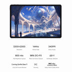 Lenovo Xiaoxin Pad Pro GT 2026 Football Limited Ed. 11.1 inch WIFI Tablet, 12GB+512GB, Android 15 OS, Qualcomm Snapdragon 8 Gen3 Octa Core,US Plug (White) - British D'sire
