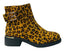 Leopard Print Faux Suede Ankle Boots - Boots - British D'sire