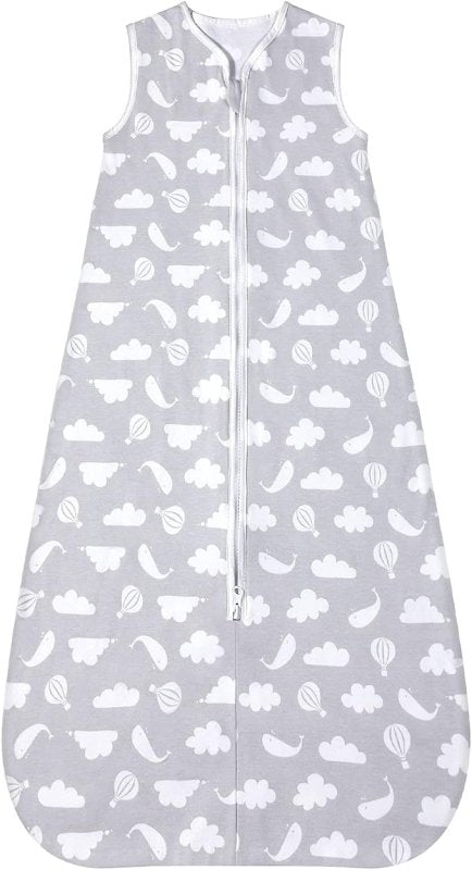Lictin Baby Sleeping Bag | 0.5 TOG SleepSack | 100% Cotton, Sleeveless Swaddle Blanket with Two - way Zipper | Newborn Baby Gift | New Born Baby Essentials | Unisex, Boys & Girls|18 - 36 Months - British D'sire