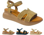 Lightweight Ankle Strap Padded Wedge Sandals - Sandals - British D'sire