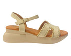 Lightweight Ankle Strap Padded Wedge Sandals - Sandals - British D'sire