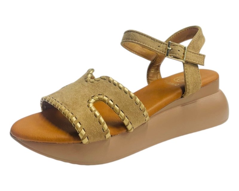 Lightweight Ankle Strap Padded Wedge Sandals - Sandals - British D'sire