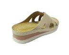 Lightweight Cross Strap Mules Wedge Slider - Slider - British D'sire