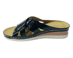 Lightweight Cross Strap Mules Wedge Slider - Slider - British D'sire