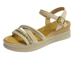 Lightweight Diamante Padded Insole Wedge Sandals - Sandals - British D'sire