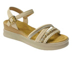 Lightweight Diamante Padded Insole Wedge Sandals - Sandals - British D'sire