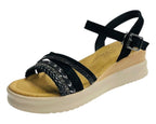 Lightweight Diamante Padded Insole Wedge Sandals - Sandals - British D'sire