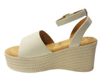 Lightweight Platform Wedge Espadrilles Sandals - Sandals - British D'sire